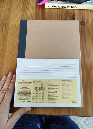  Beden Muji 5'li cizgli defter