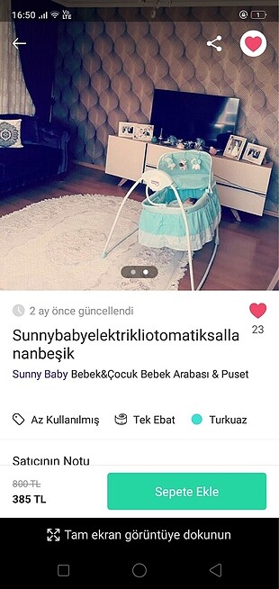 Sunnybaby beşik