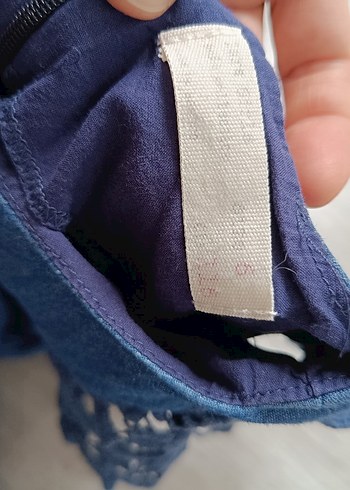 Zara Kızlar İçin Dantelli Denim Tulum
