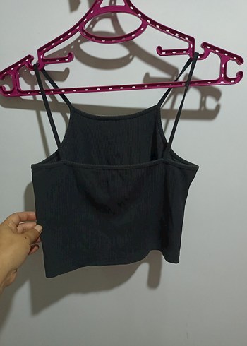 Diğer Siyah İnce Askılı crop