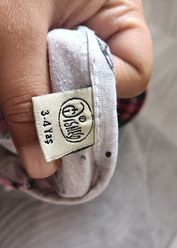 Kelebek Baskılı Uzun Kollu Gri Kız Tişörtü - Görsel 3