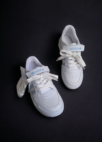 Adidas Adidas forum low bebe mavisi spor ayakkabı 