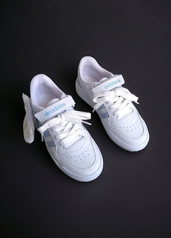 38 Beden Adidas forum low bebe mavisi spor ayakkabı 