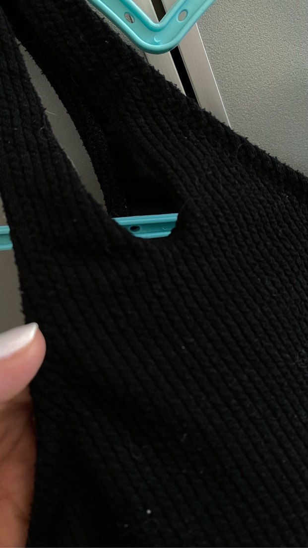 Siyah İnce Askılı çocuk Mayo - Görsel 2