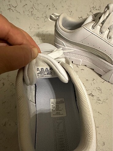 38 Beden beyaz Renk Puma spor ayakkabı