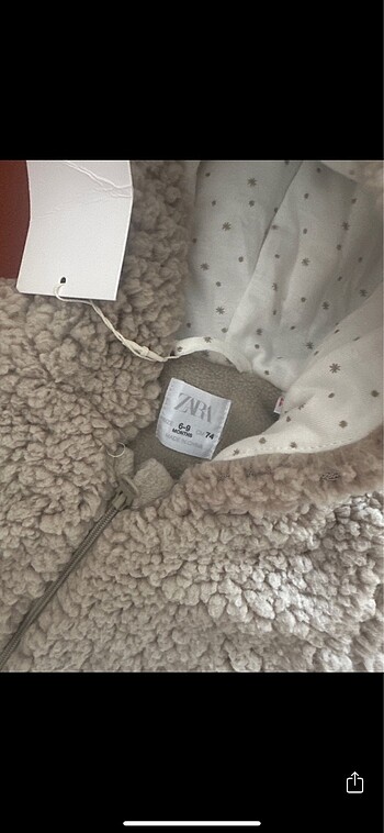 9 Ay Beden Zara suni yünlü tulum