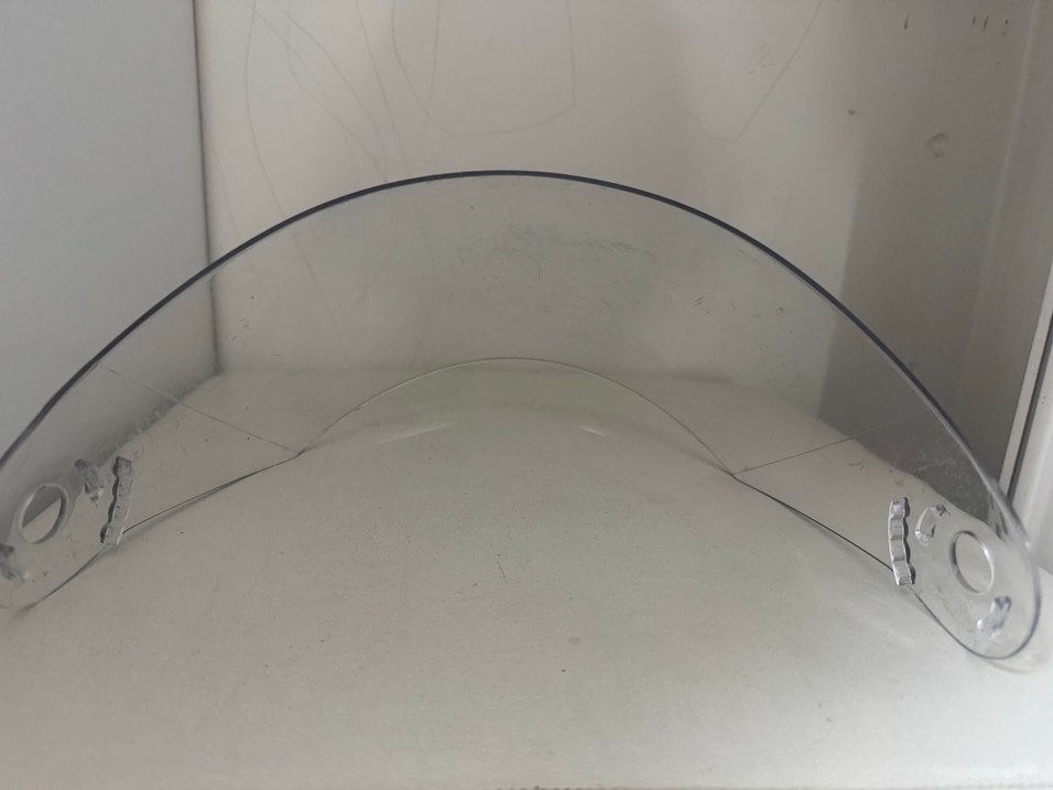 Şeffaf Cam Motosiklet Kask Vizörü - Görsel 4