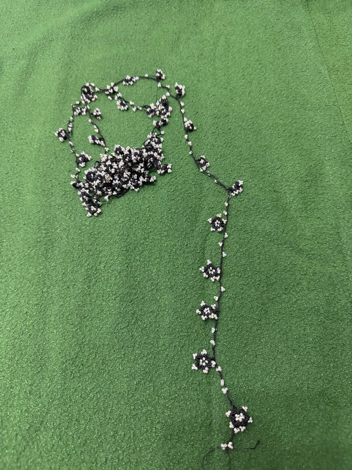 Boncuk İşlemeli oya - Görsel 3