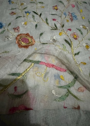 Nakışlı Çok Renkli Gri Yastık Kılıfları - Görsel 5