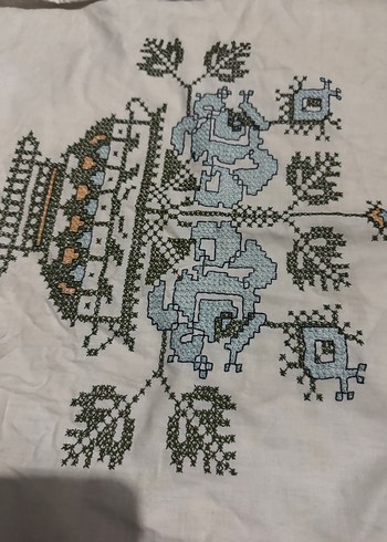 Nakışlı Çok Renkli Gri Yastık Kılıfları - Görsel 2