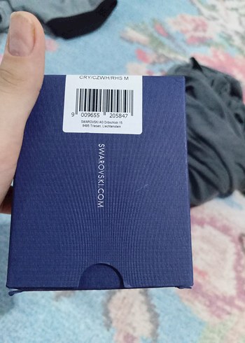 Beden gri Renk Swarovski sonsuzluk Bileklik
