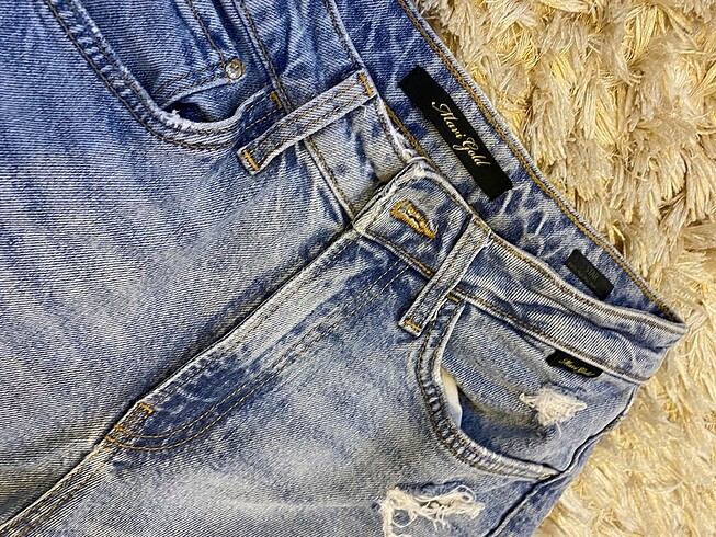 xs Beden mavi Renk mavi mom jean
