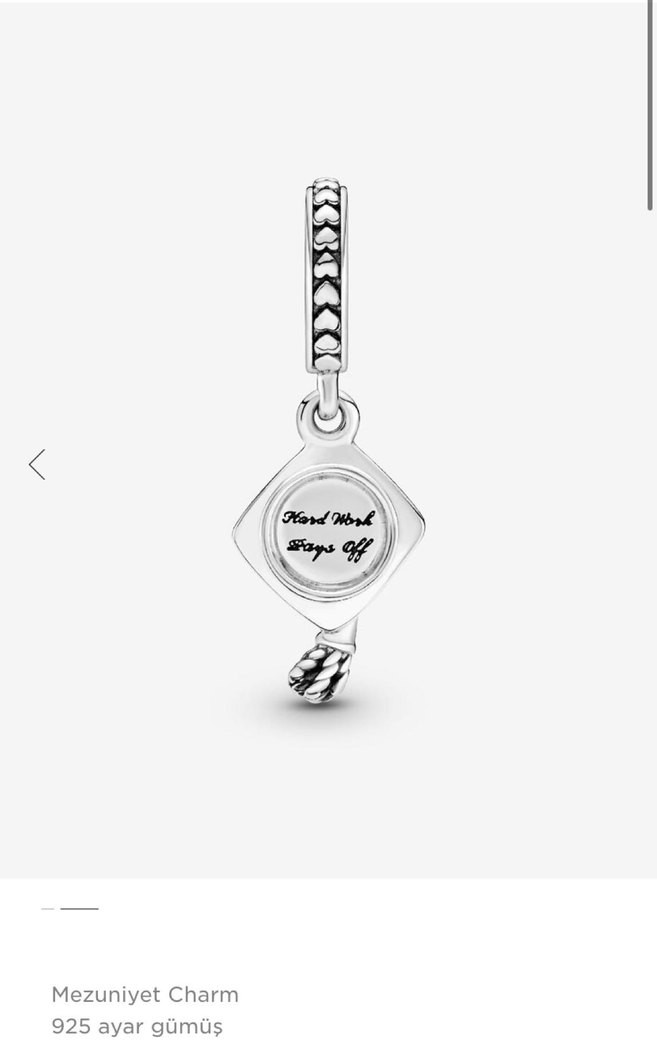 Pandora mezuniyet charm - Görsel 2