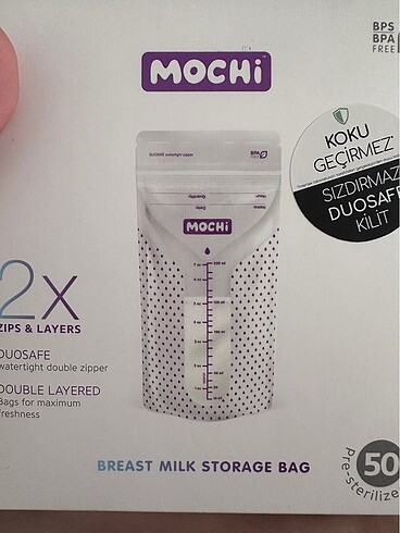  Beden Süt saklama poşeti mochi