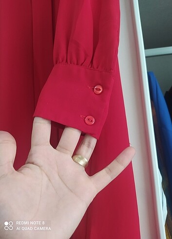 38 Beden kırmızı Renk Tunik
