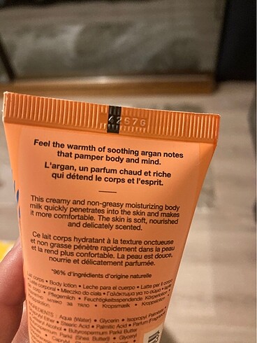 Beden sephora argan body lotion