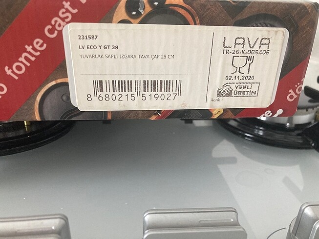 lava döküm tava saplı 28 cm - Görsel 4