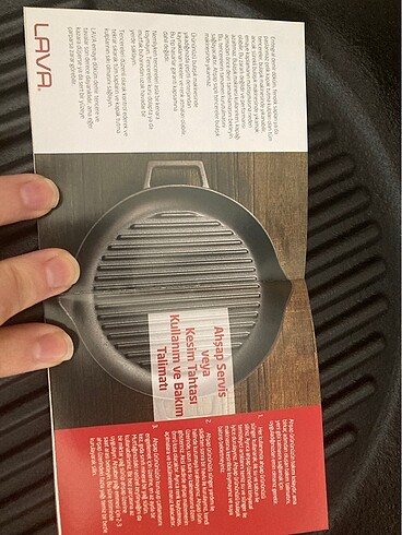 lava döküm tava saplı 28 cm - Görsel 2