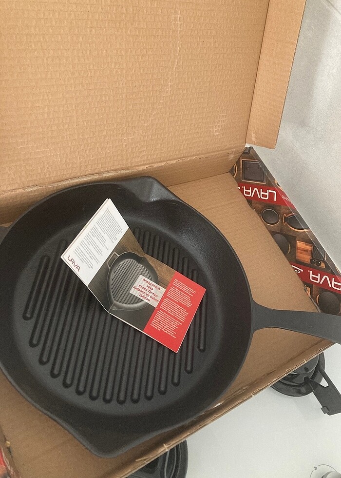 lava döküm tava saplı 28 cm - Görsel 3