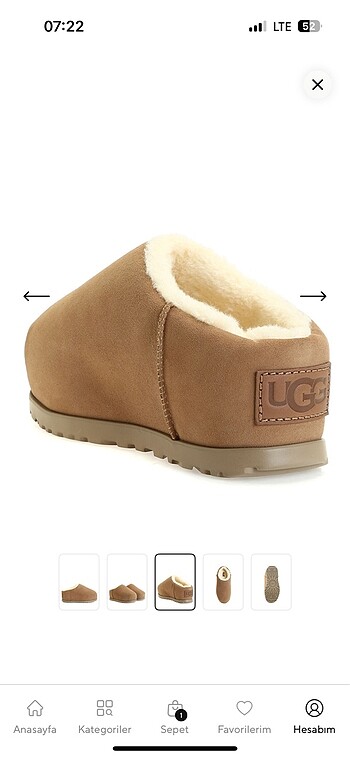 Ugg bot yüksek taban