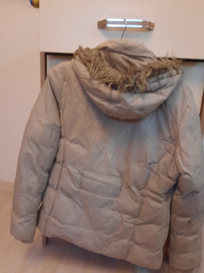 Gri Midi Fermuarlı Kadın Yelek - Görsel 3