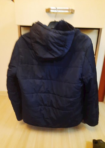 Düğmeli Erkek Midi Lacivert Ceket - Görsel 4