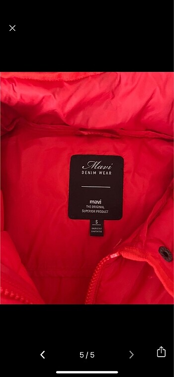 Mavi jeans yağmurluk - Görsel 5