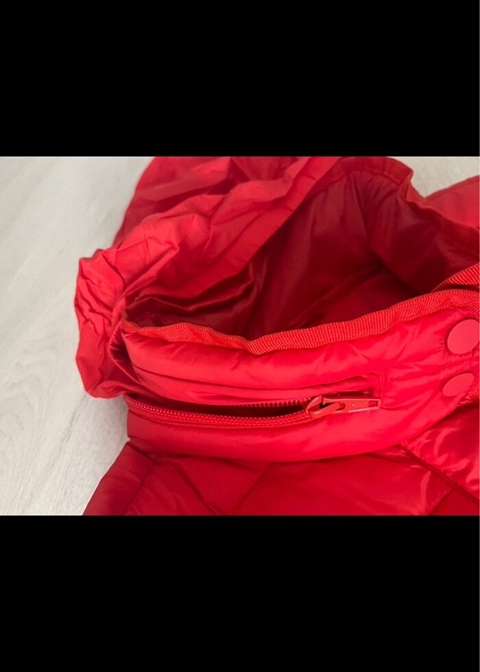 Mavi jeans yağmurluk - Görsel 4