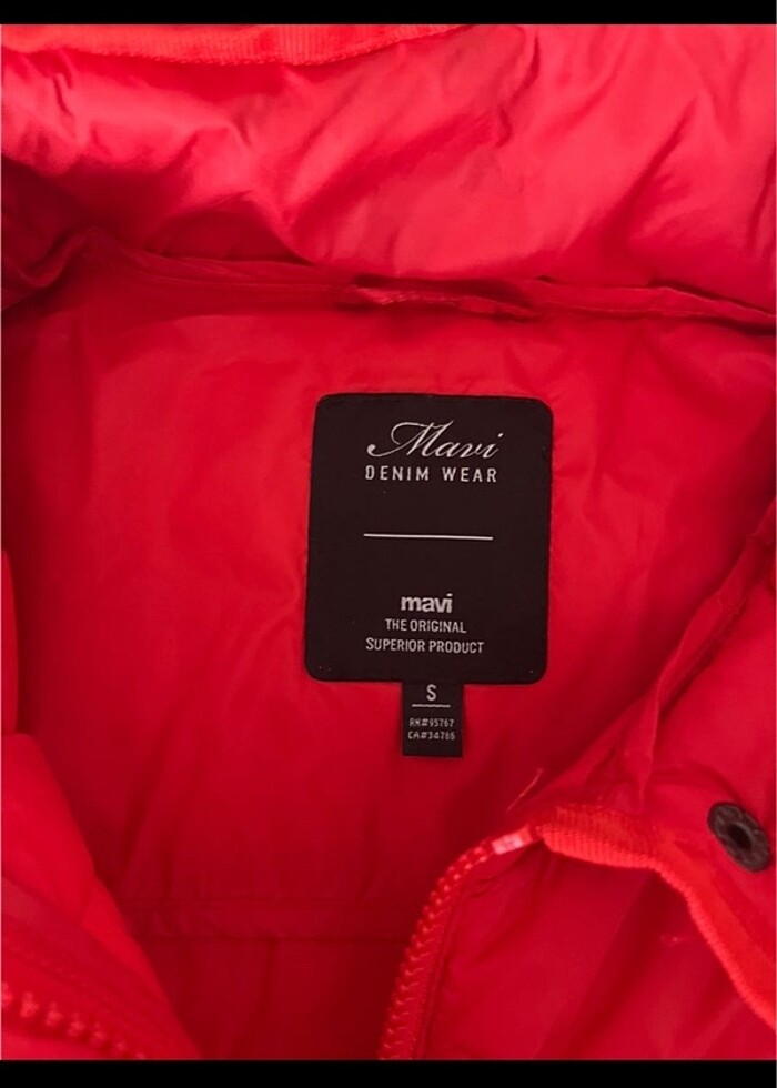 Mavi jeans yağmurluk - Görsel 5