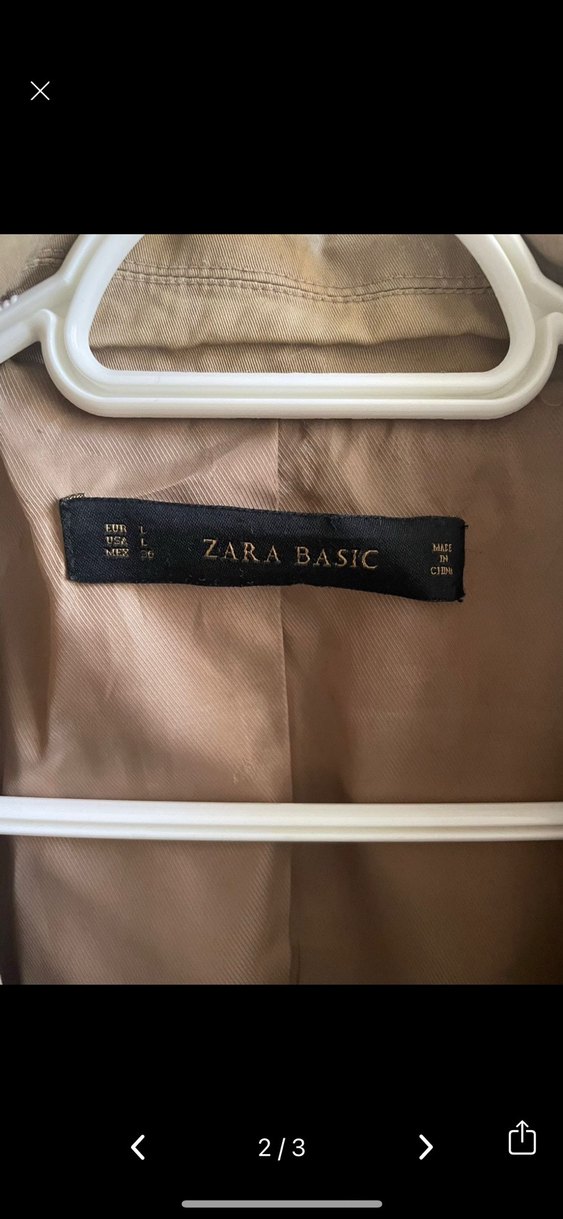 Zara trençkot - Görsel 2