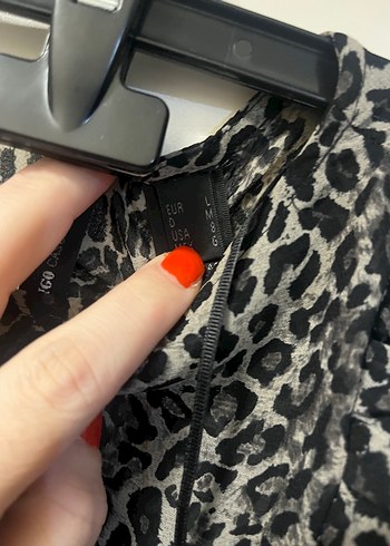 Gri Yılan Desenli Uzun Kollu Tunik - Görsel 2