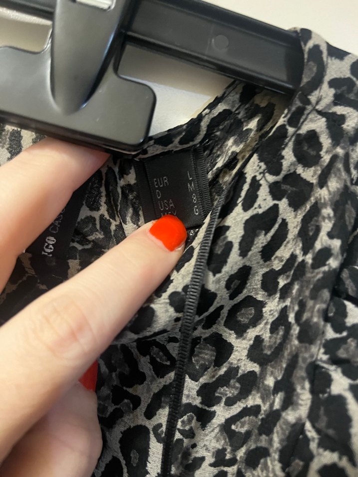 Gri Yılan Desenli Uzun Kollu Tunik - Görsel 2