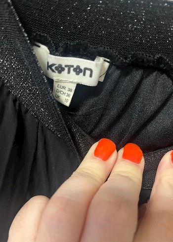 Kadın Siyah Uzun Pilili Etek - Görsel 3