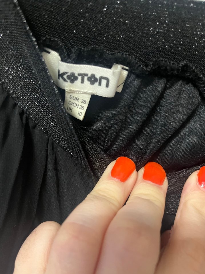 Kadın Siyah Uzun Pilili Etek - Görsel 3