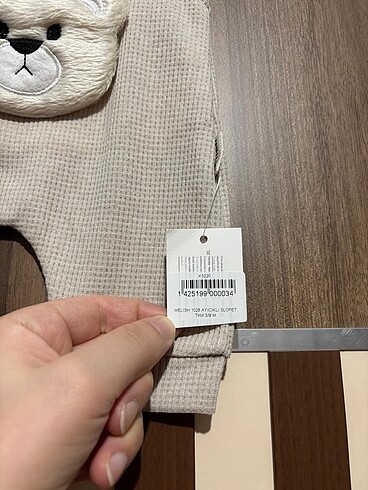 Yenidoğan Beden camel Renk Bebek salopet