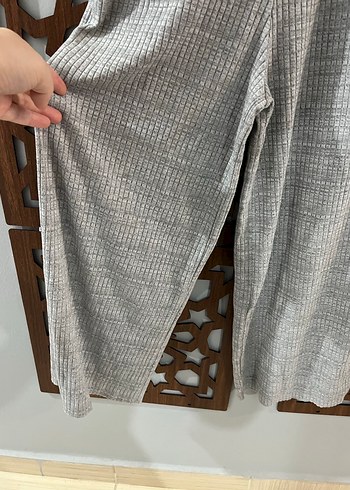 Zara Gri Triko V Yaka  Tulum - Görsel 7