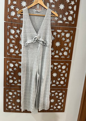 Zara Gri Triko V Yaka  Tulum - Görsel 3