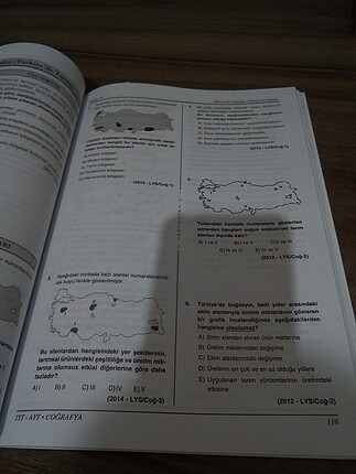  Beden Renk Tyt ayt coğrafya çıkmış sorular