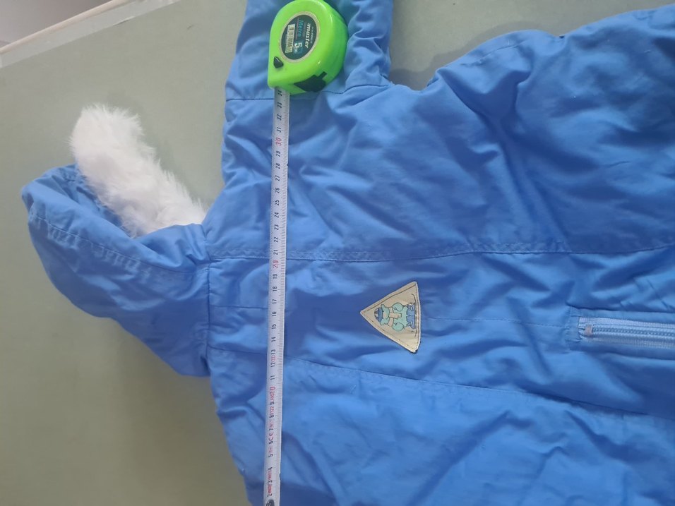 Mavi Fermuarlı Bebek Erkek Tulumu - Görsel 3