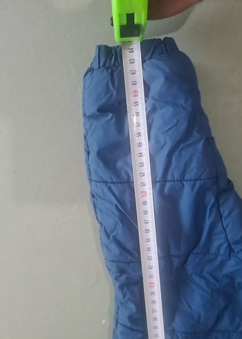 Mavi Fermuarlı Bebek Kayak Tulumu - Görsel 5