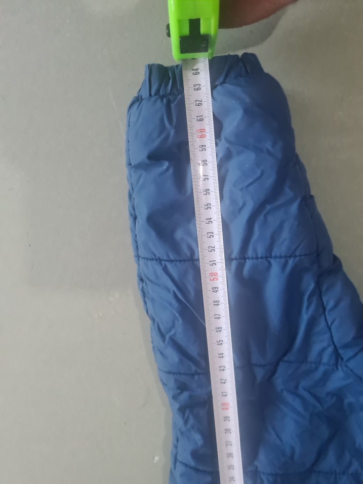 Mavi Fermuarlı Bebek Kayak Tulumu - Görsel 5