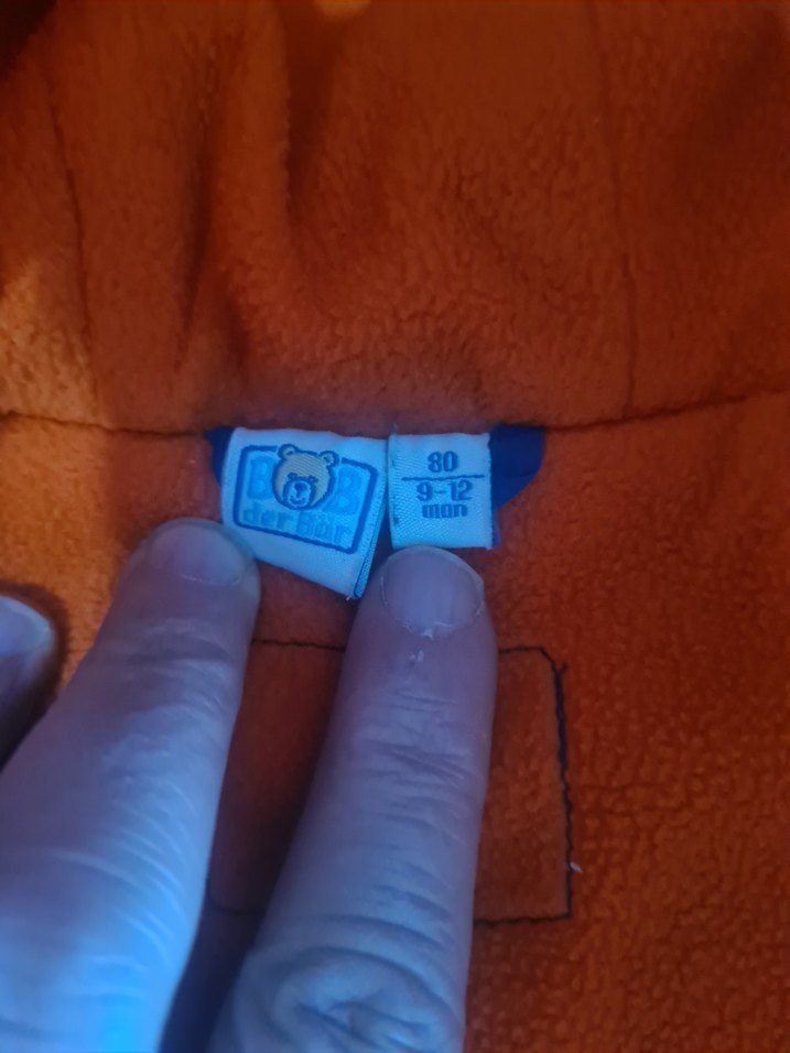 Mavi Fermuarlı Bebek Kayak Tulumu - Görsel 3