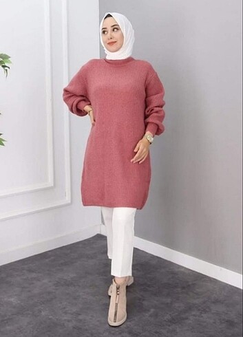 Tesettür kazak tunik