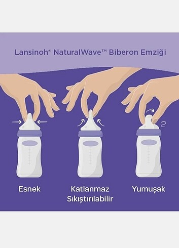 Beden Lansinoh biberon emziği