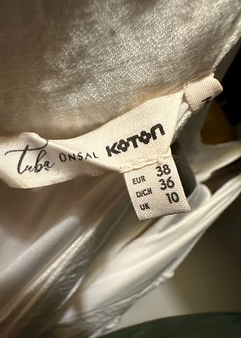 Kadın Beyaz Uzun Keten Volanlı Elbise - Görsel 4