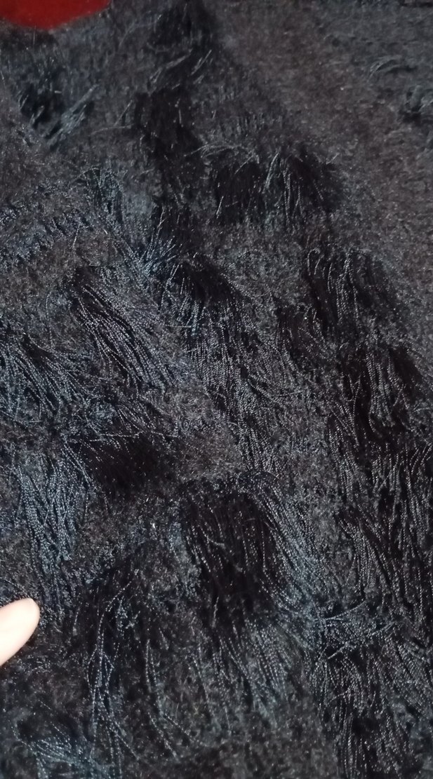 Gri Kısa Tüylü Kadın Hırka - Görsel 2