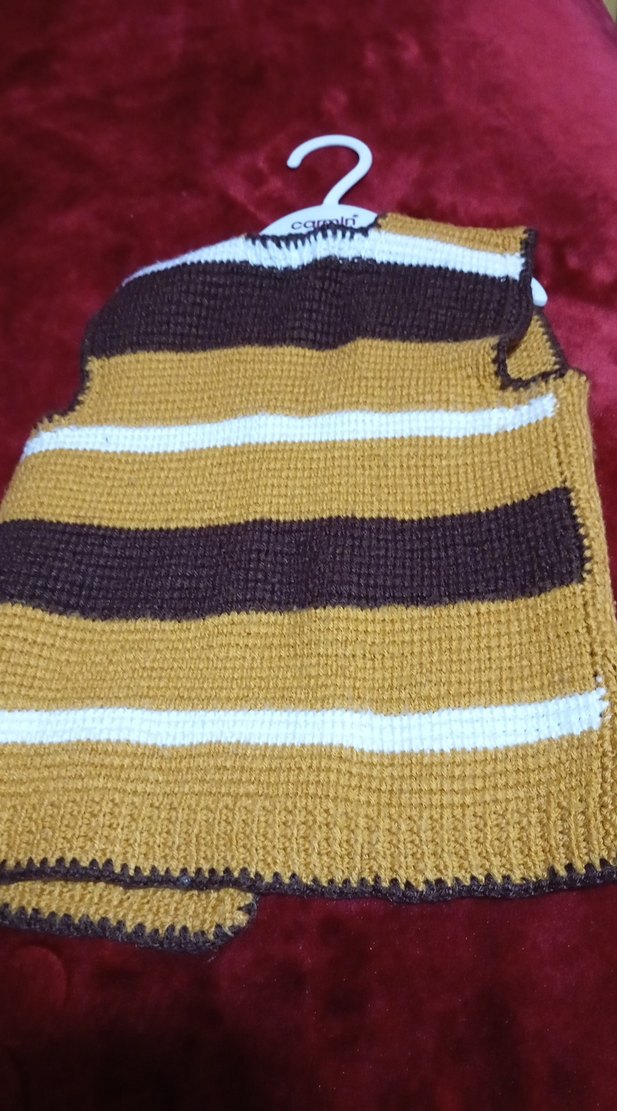 Kahverengi Erkek Çocuk Triko Yelek - Görsel 3