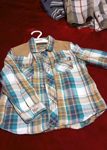 Erkek Çocuk Çok Renkli Uzun Kollu Gömlek - Görsel 2