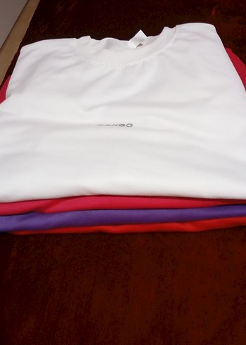 MANGO Kadın Renkli Baskılı Tişört - Görsel 4