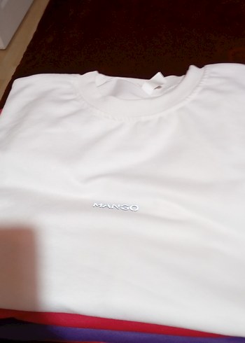 MANGO Kadın Renkli Baskılı Tişört - Görsel 5